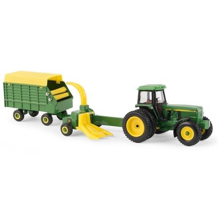 TOYOPIA John Deere 4960 Tractor with Forage Harvester & Wagon TO972138